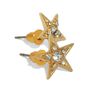 Mini star stud earrings